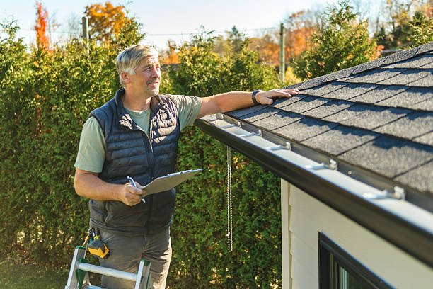 Professional Hail Damage Roof Repair technician working in Rosebud, MT